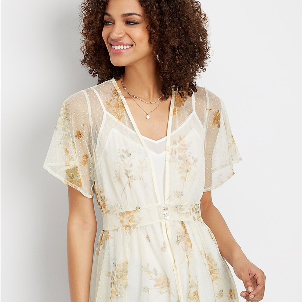 NWT Maurices sheer cardigan